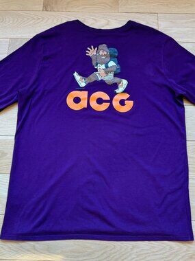 *SOLD* Nike Men's ACG Purple Sasquatch LS Logo Long Sleeve T-Shirt XL